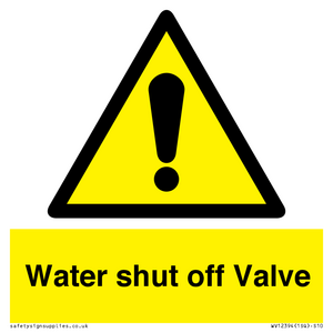 Water shut off Valve
